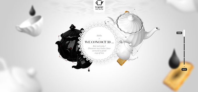Teapot one page website