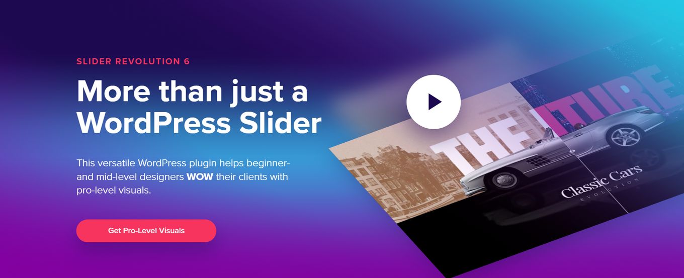 Slider revolution - One of the Best WordPress Slider Plugins