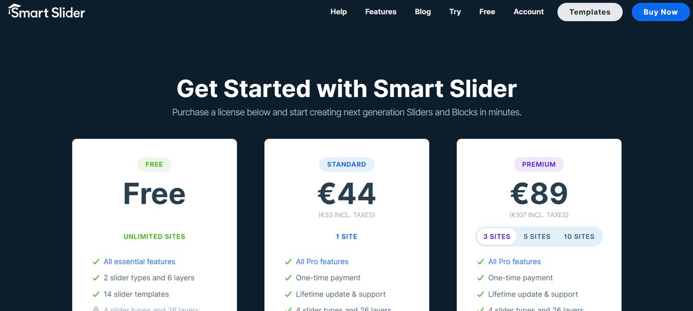 Smart Slider for WordPress