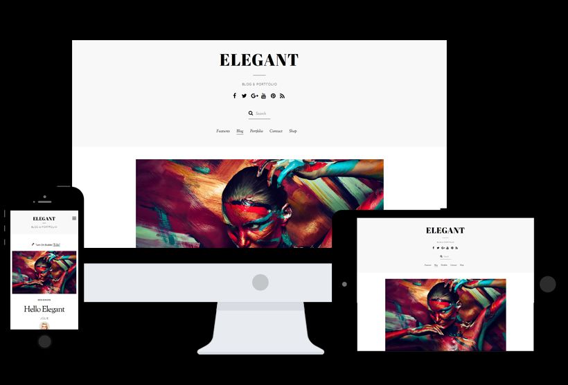 Elegant Minimalist Theme for WordPress