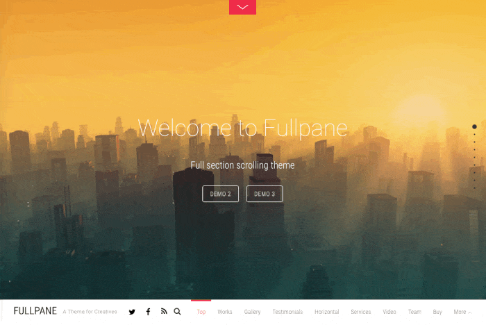 fullpane Minimalist Theme for WordPress