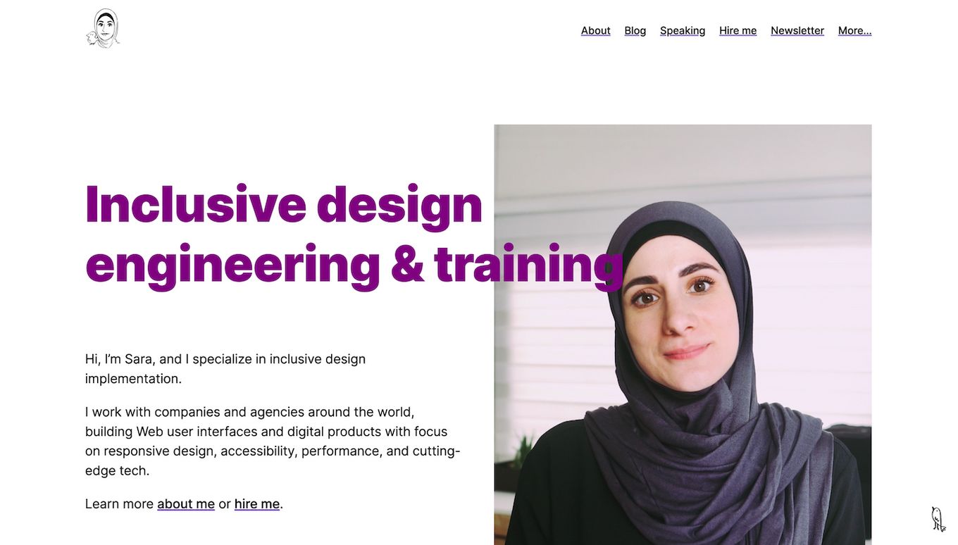 Web Developer Portfolio of Sara Soueidan