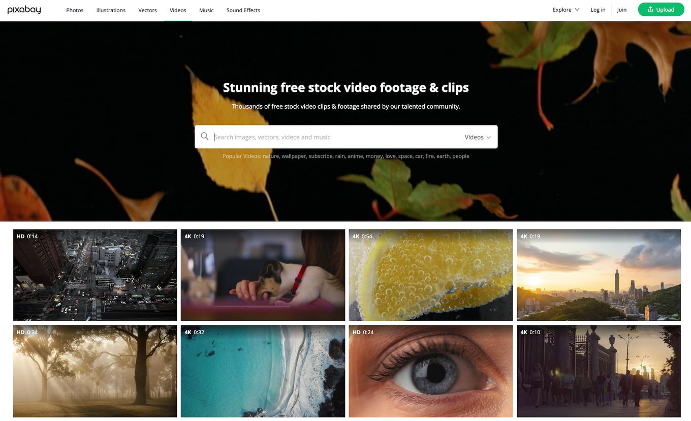 Pixabay Free Video Stock