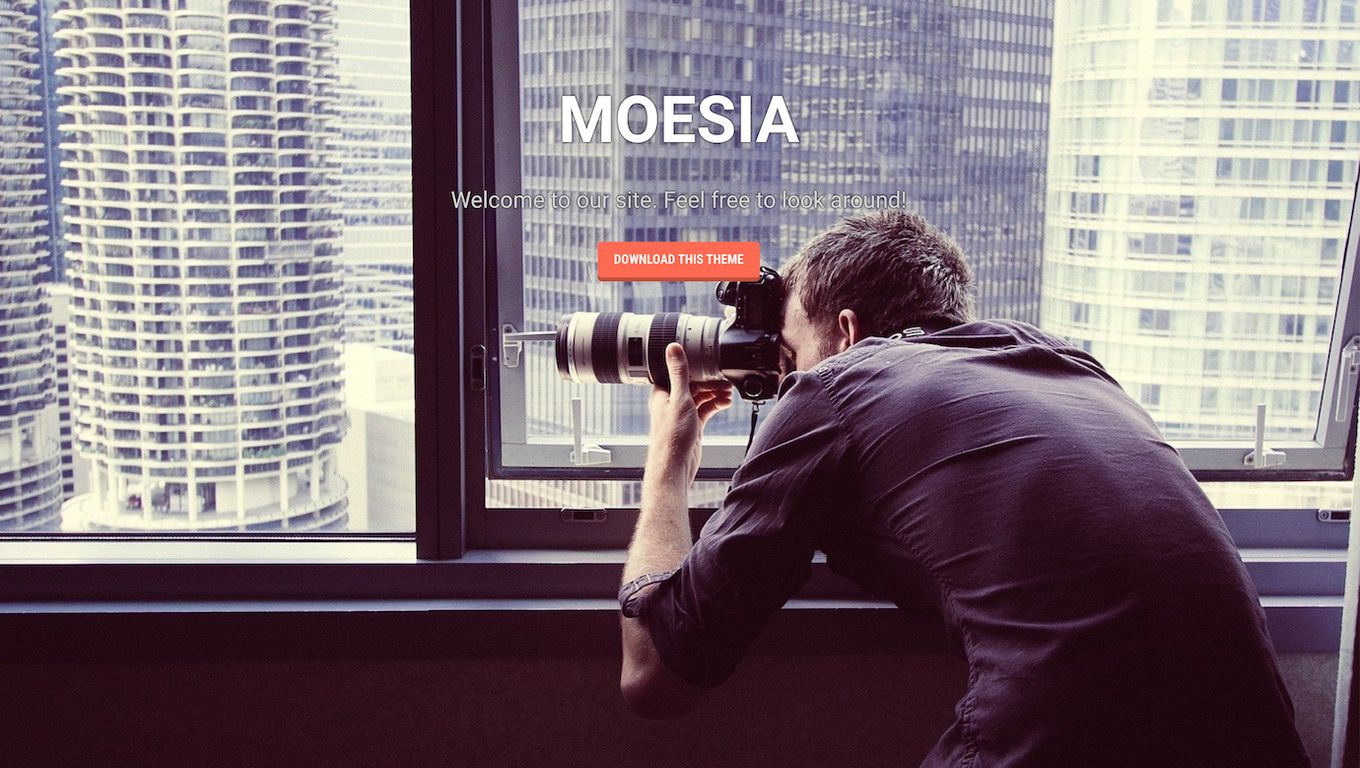 Moesia Parallax Theme for WordPress