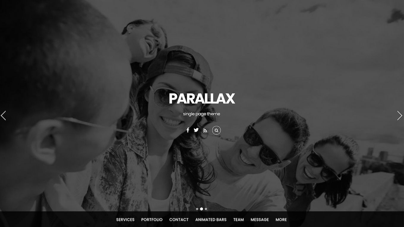 WordPress Parallax Theme from Themify