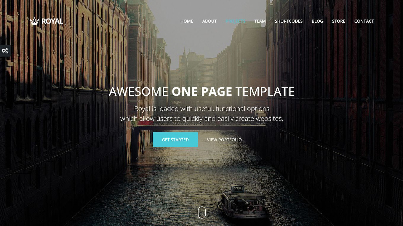 Royal Parallax Theme for WordPress