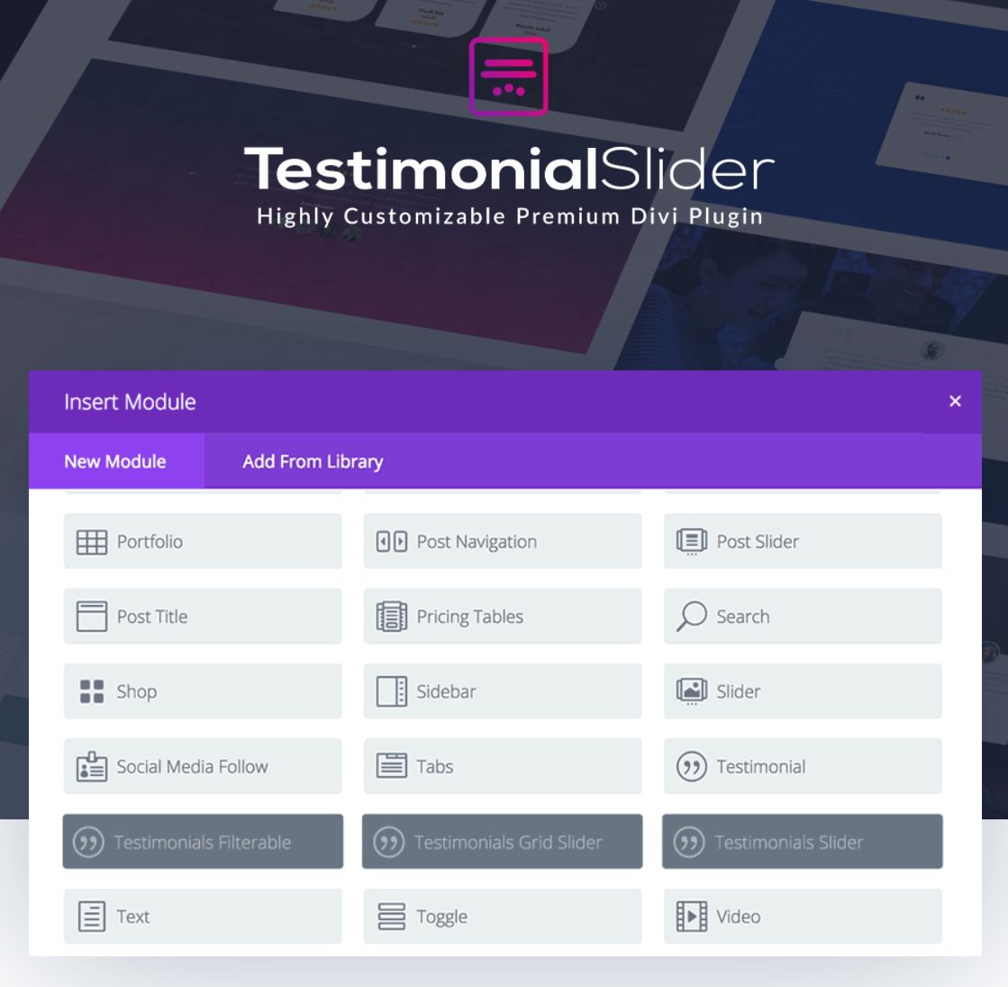 TestimonialSlider: Divi Plugin example