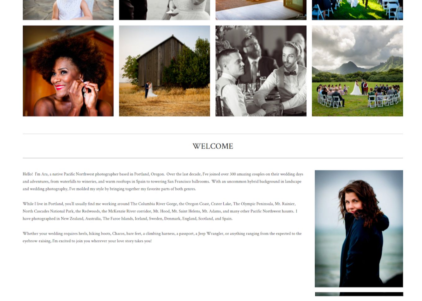 Photography Portfolio Examples For University