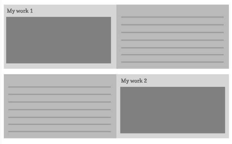 Left-to-Right Layout Example