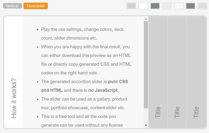 CSS Accordion Slider