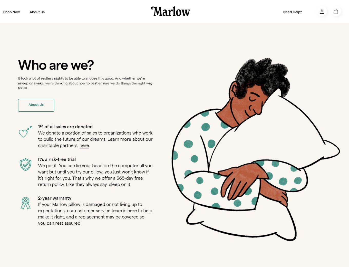 Marlow Flat Website Example