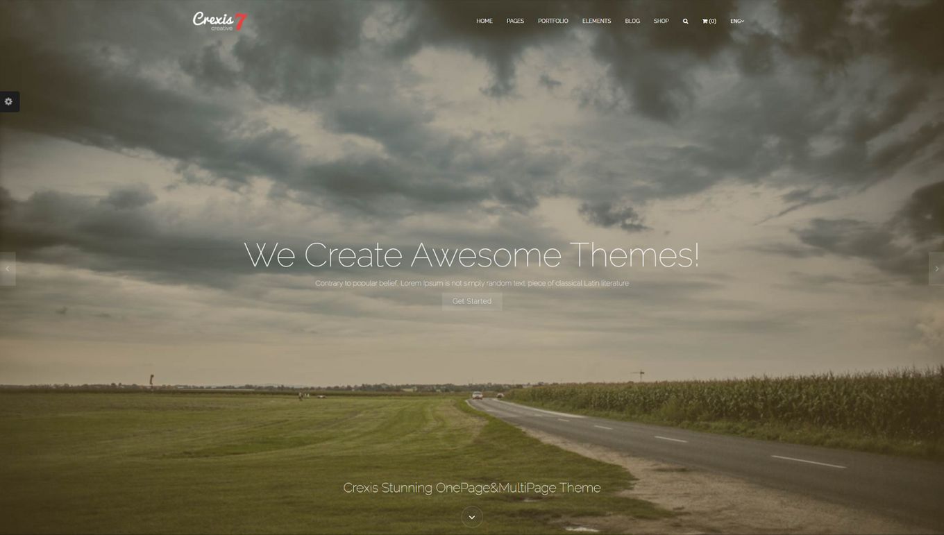 Crexis Single Page Template