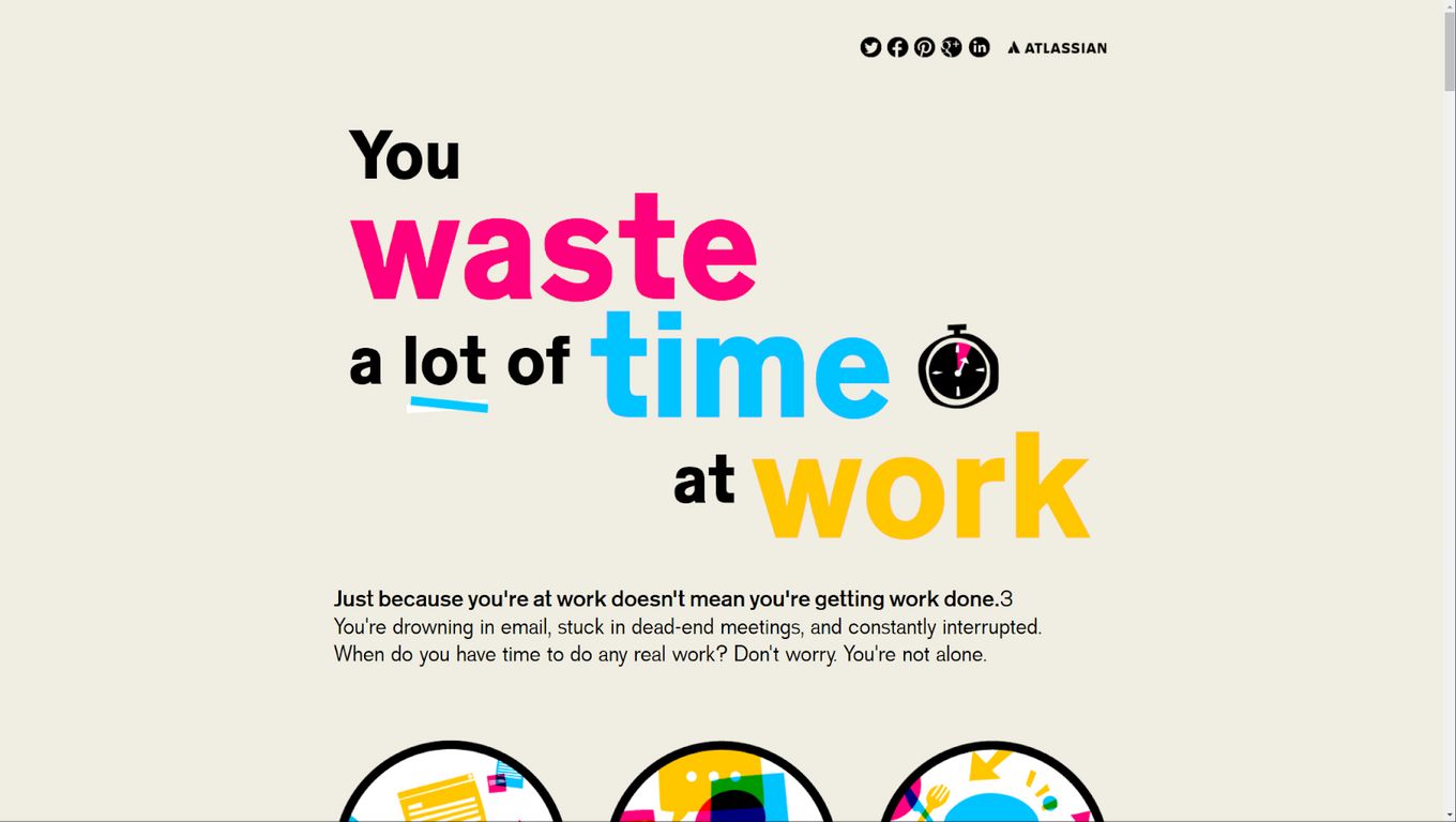 Time Wasted At Work Story Telling Website