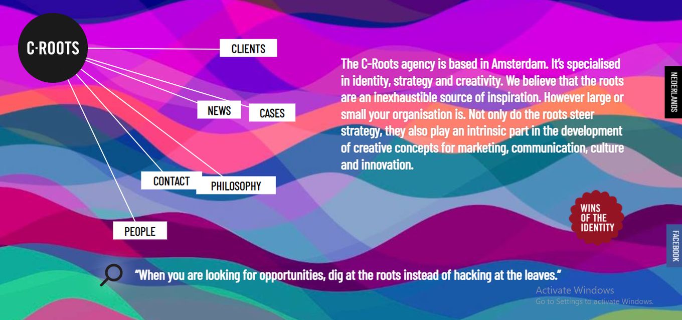 C-Roots - Beautiful website design