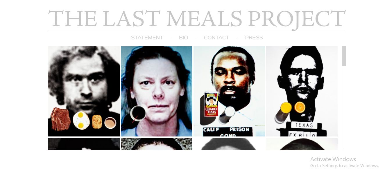 The Last Meals Project - Creepy Website To Visit