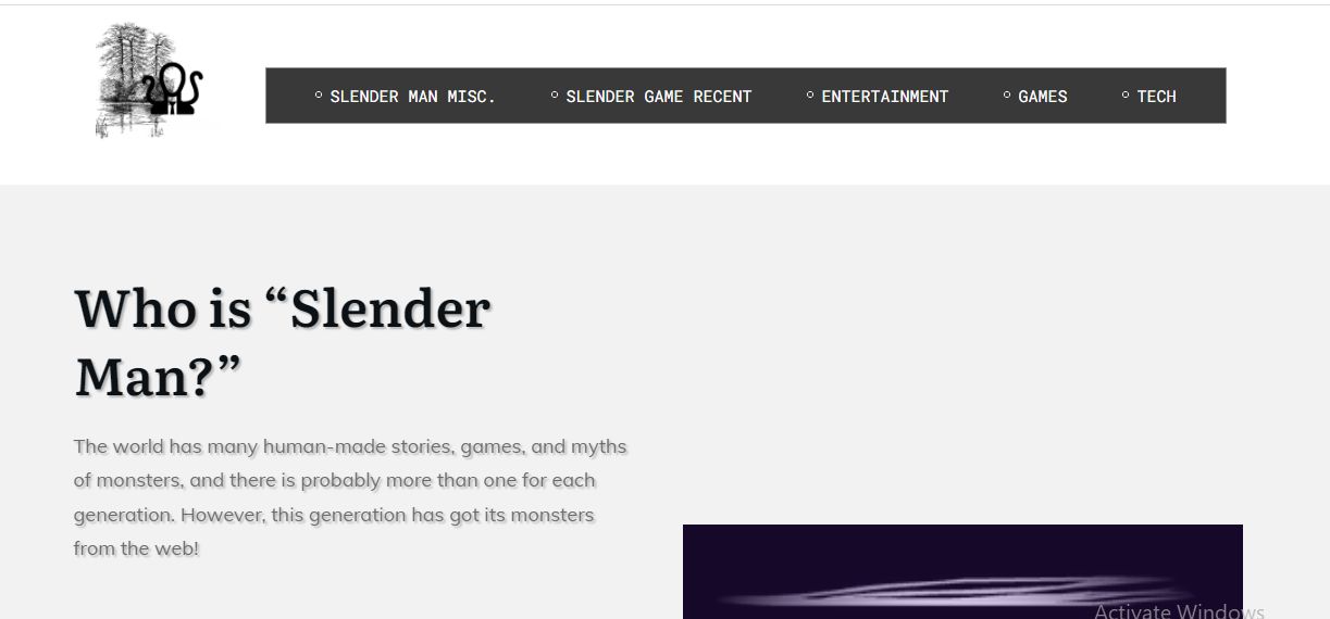 Slender Man - Creepiest Website Ever on the Internet