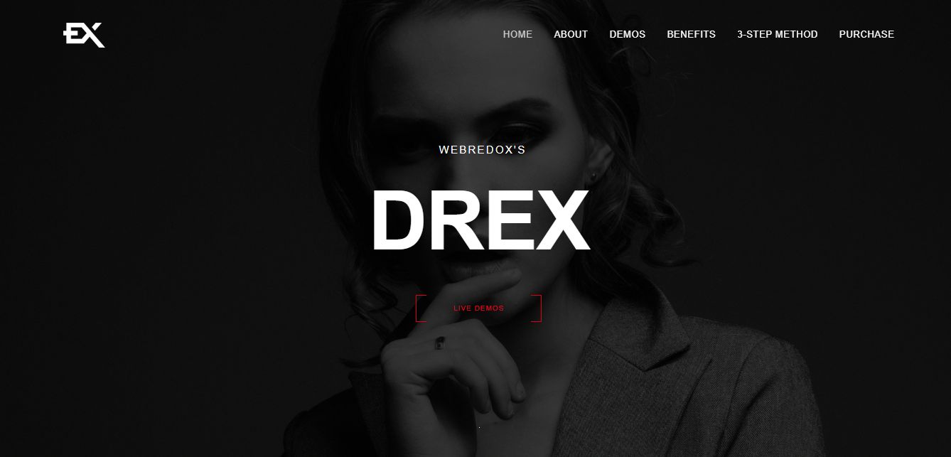 Drex - Amazing One-Page WordPress Theme