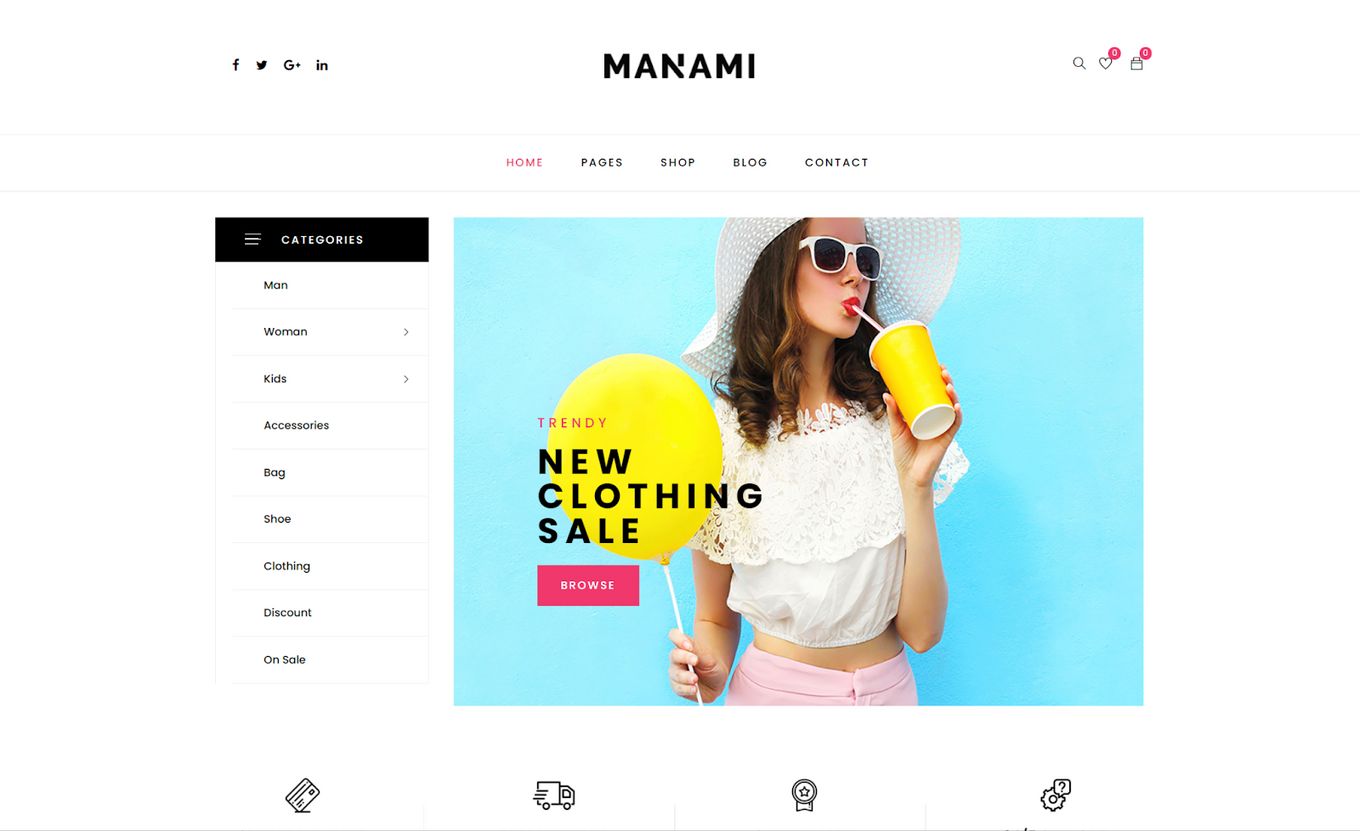 Manami - WordPress Fashion Theme