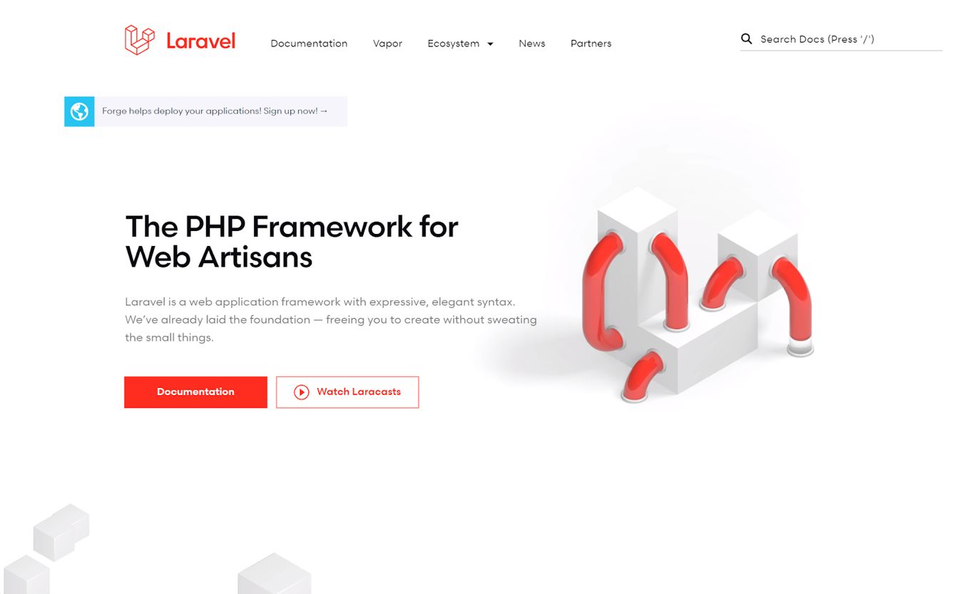 Laravel Clean Design Example