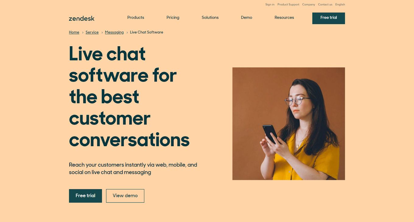 Live chat design examples