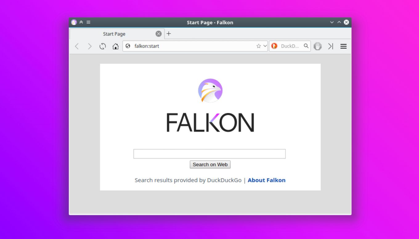 Falkon Browser For Linux