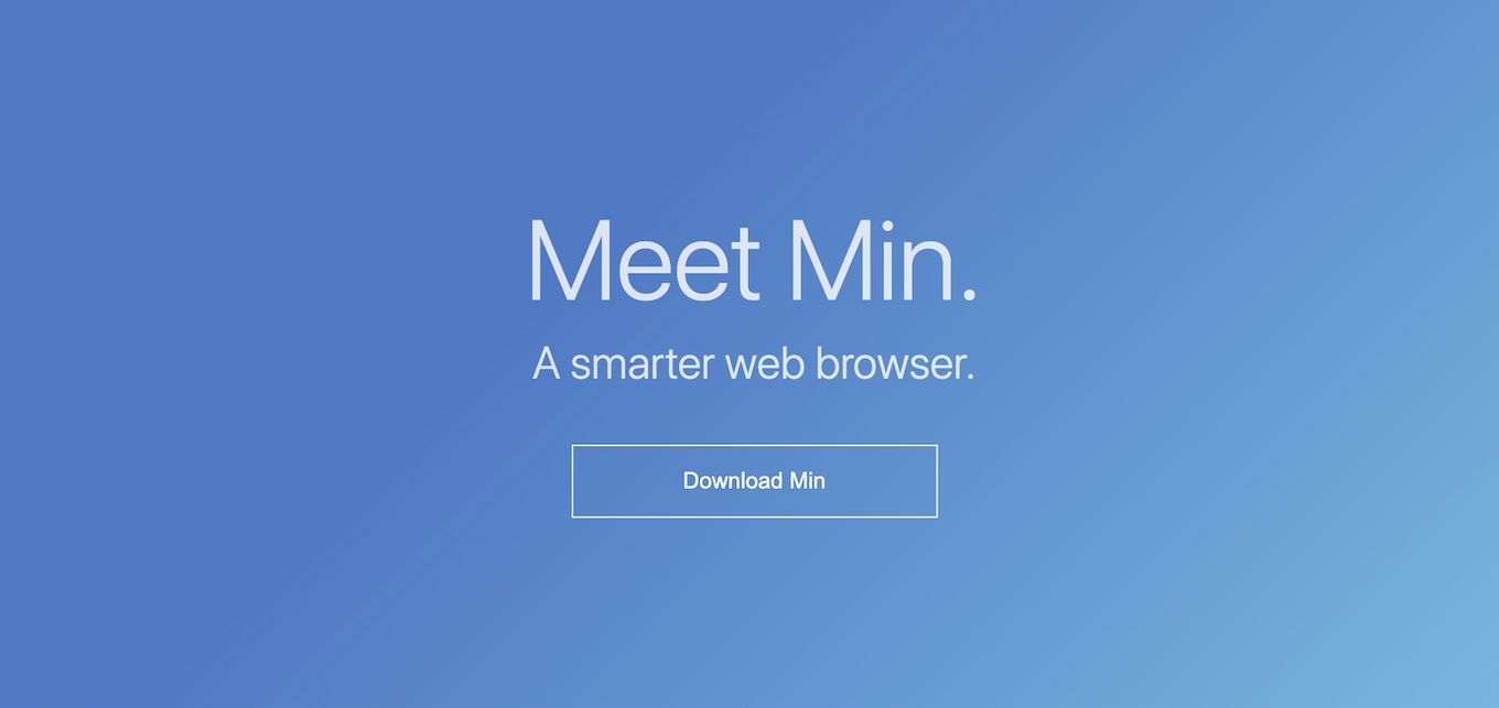 Min - A Minimalist Web Browser