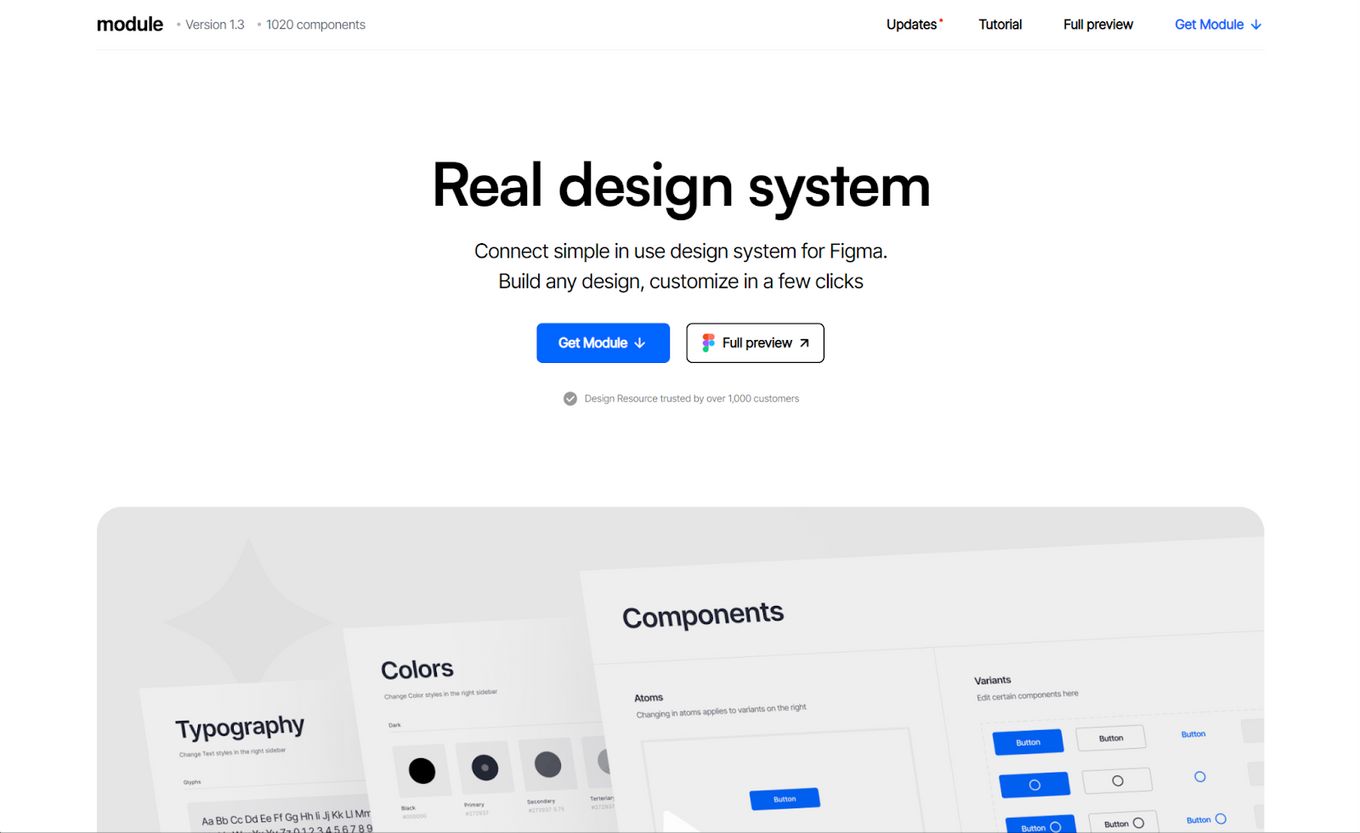 Module System Design - A Simple Page Design