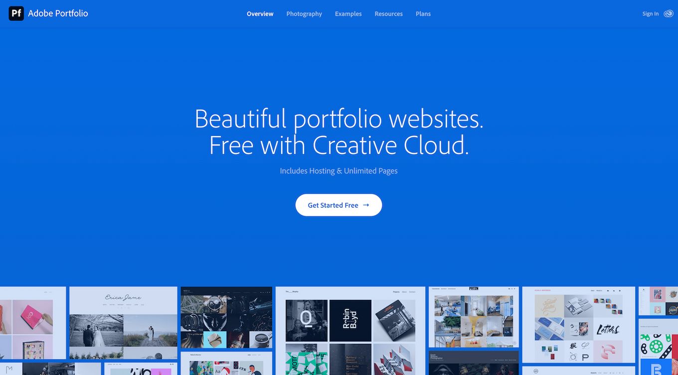 Adobe Portfolio Web Builder For Photographers