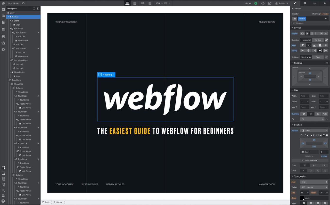 Webflow - One of the Best Website Builders For Photographers