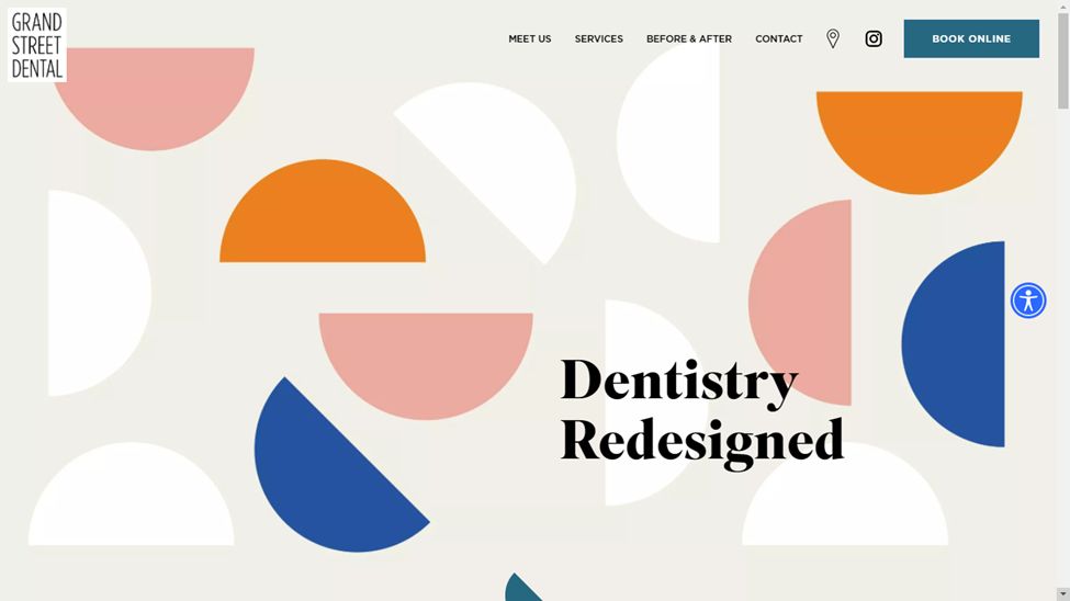 Grand Street Dental - A Beautiful Top Dental Website