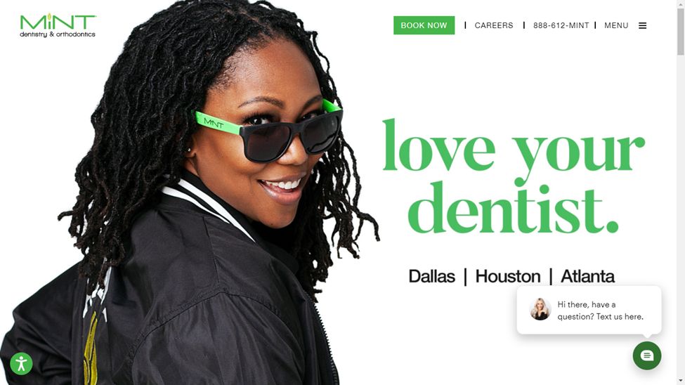 Mint Dentistry - Stunning Dental Website
