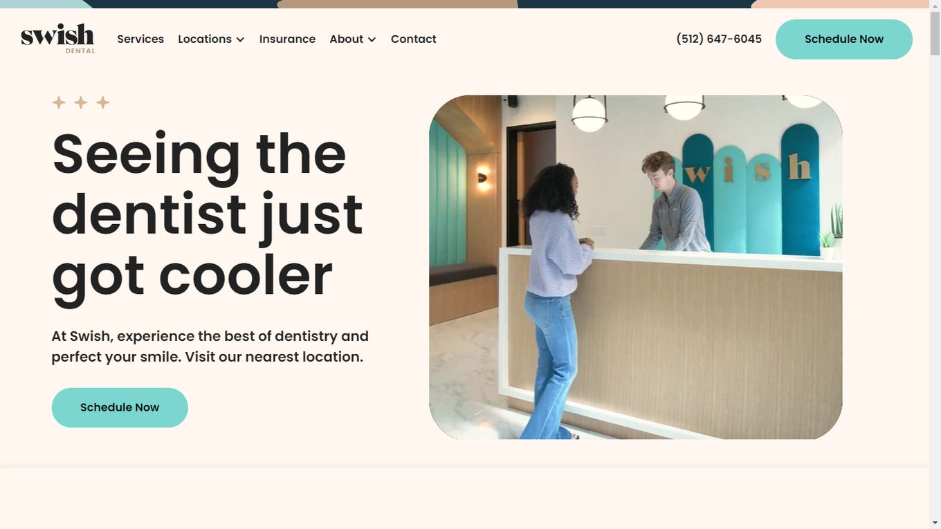 Happy — modern website from scratch for the dental company