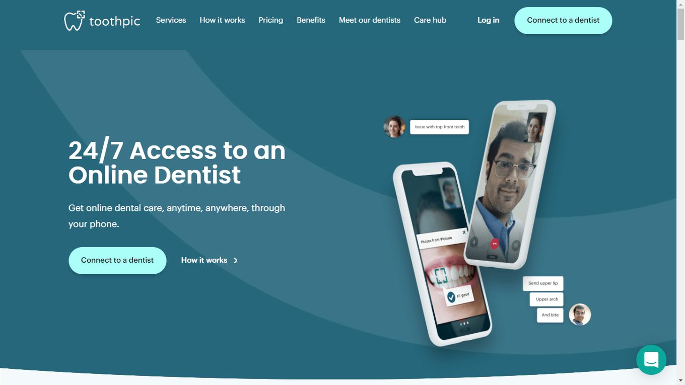 Toothpick - One of the best dentists website designs