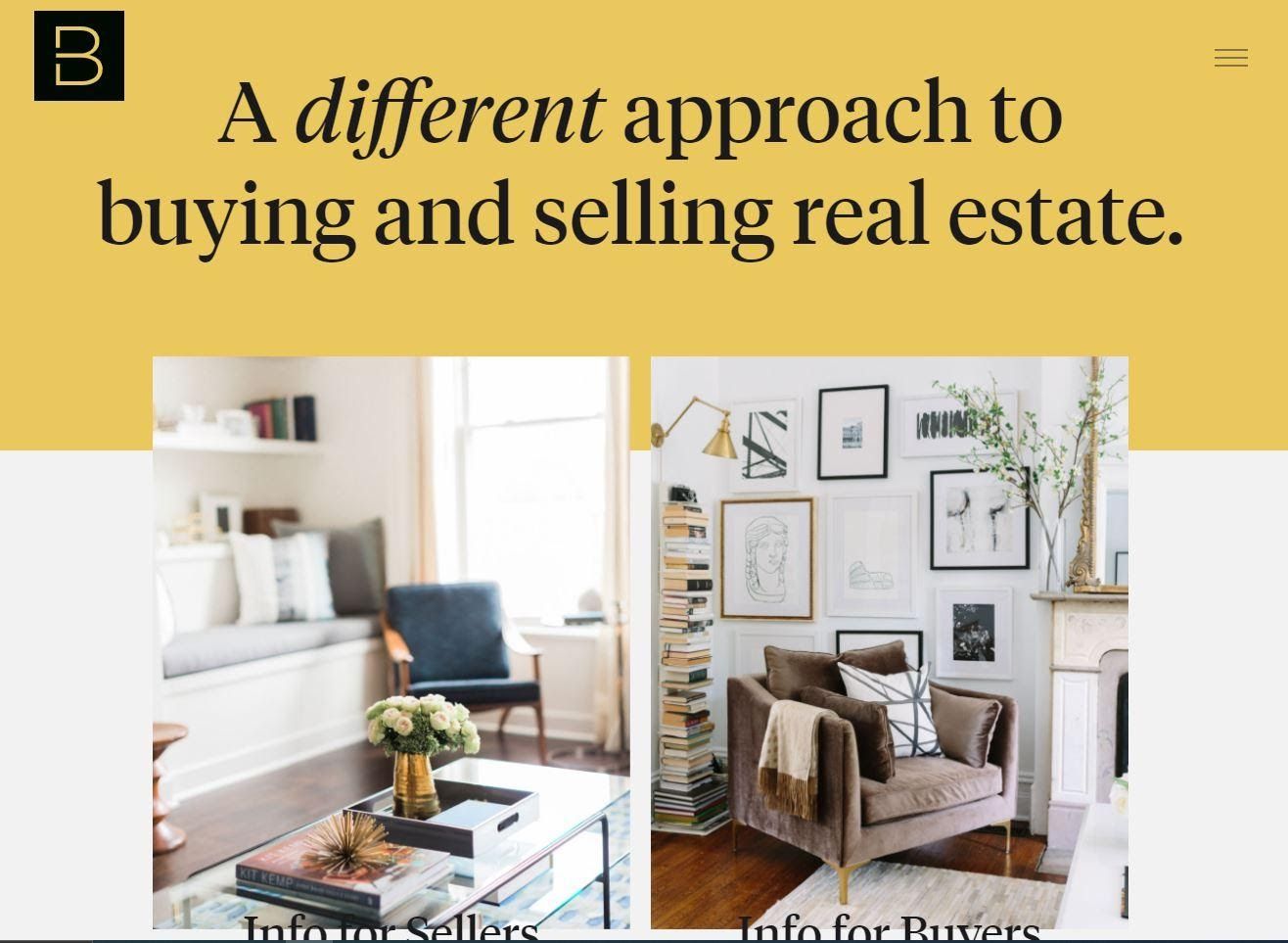 Berdan - One of the best real estate website designs