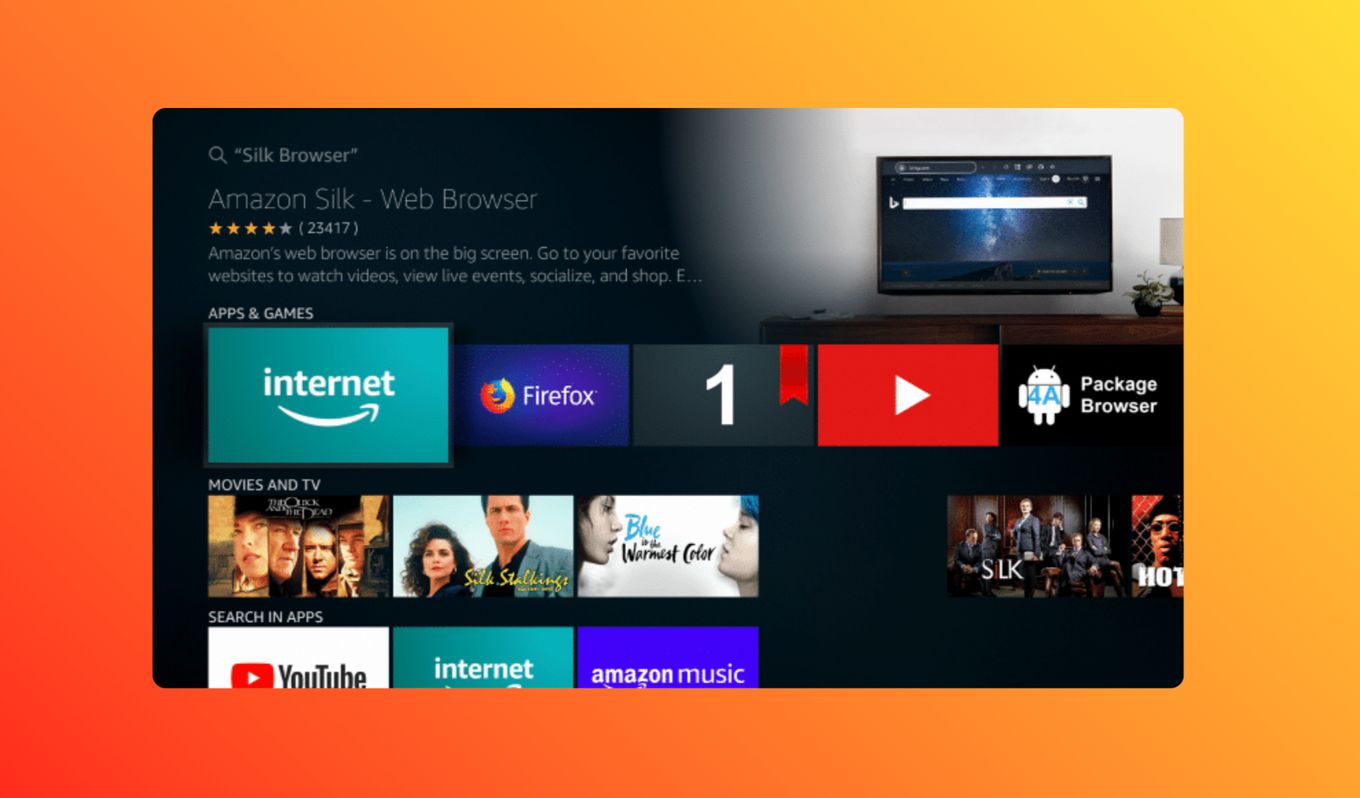 Amazon Silk Browser - Amazon Web Browser For TV