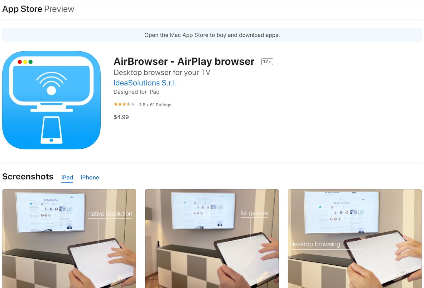 AirBrowser - A Great Way To Use A Web Browser On Apple TV