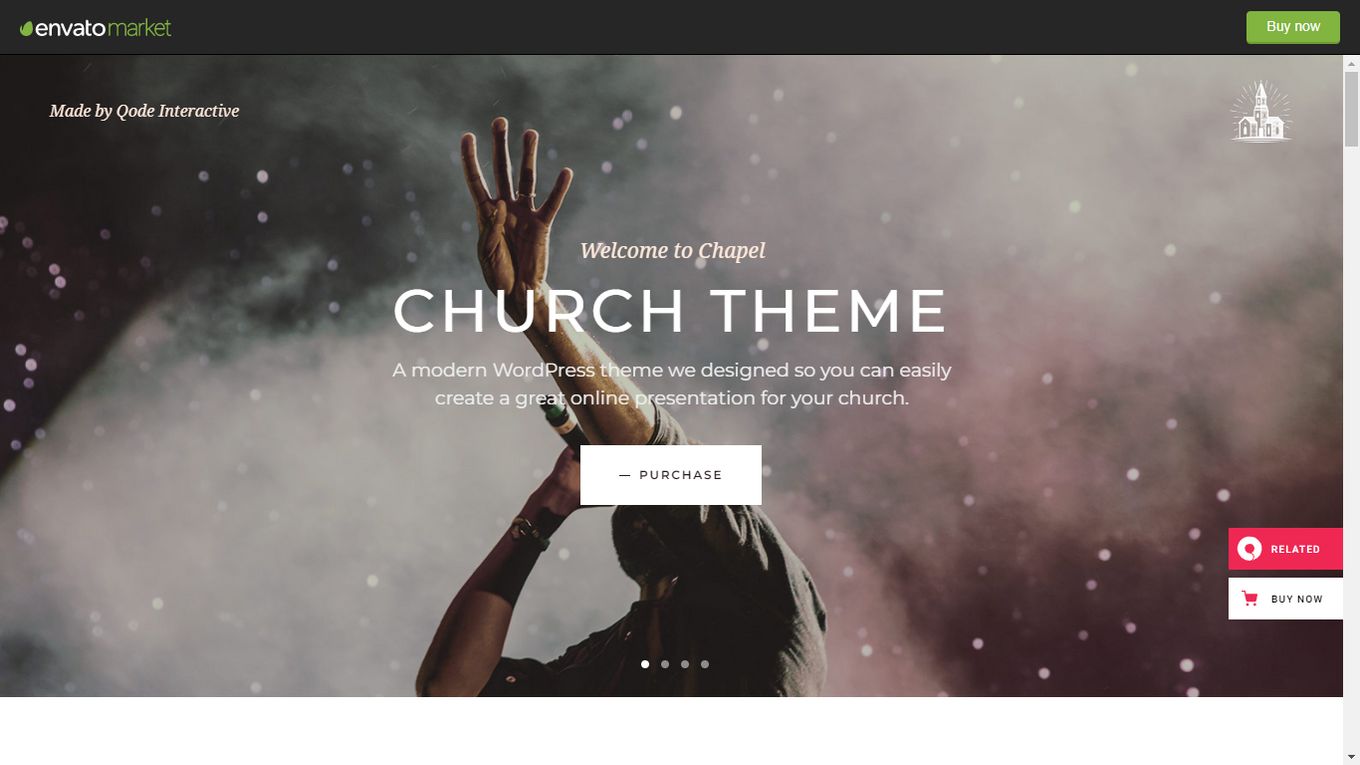 Chapel - Gorgeous Church Website Template