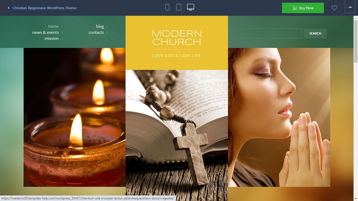 Christian - A church website template you will love