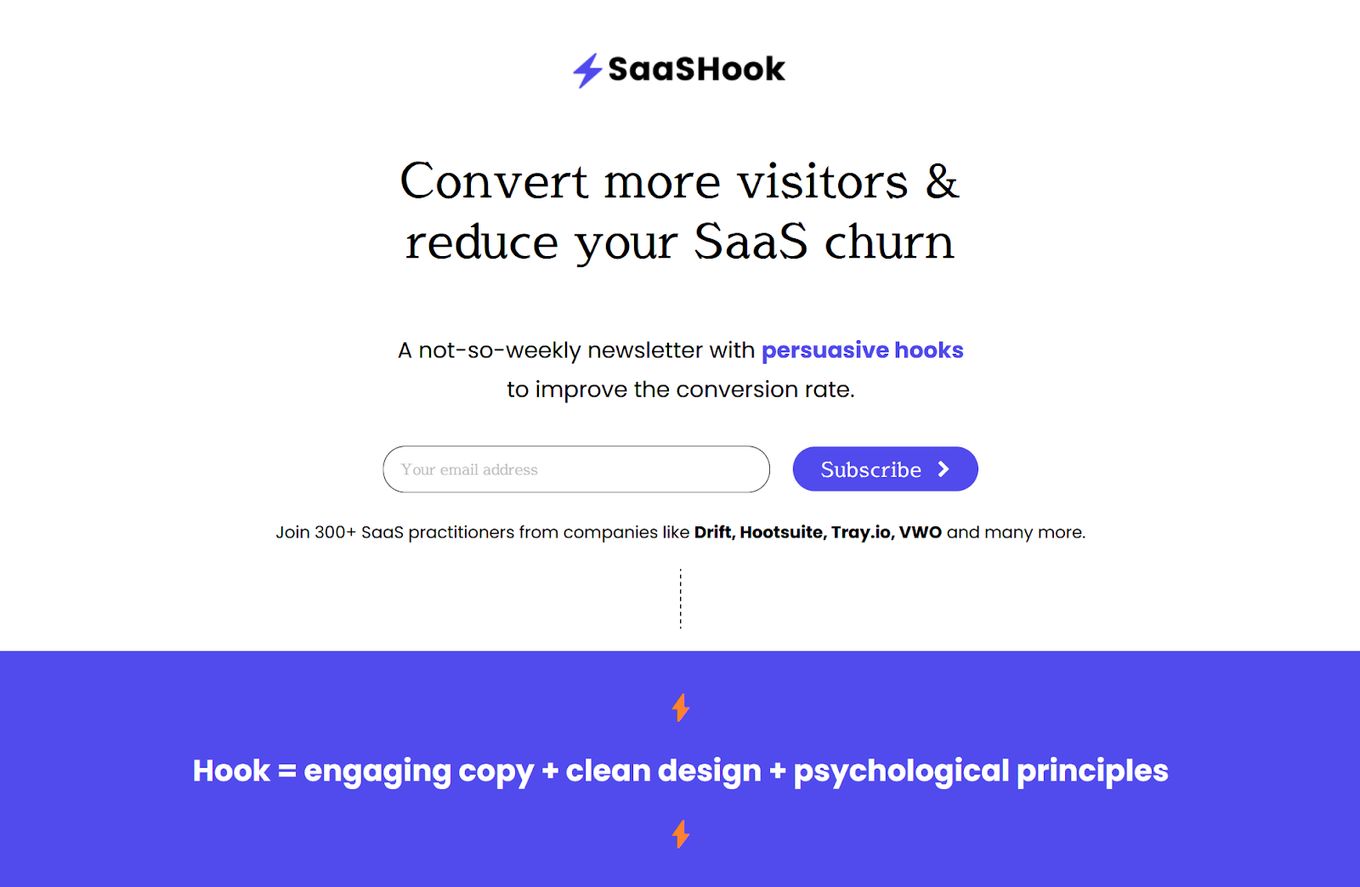 SaaS Hook - Amazing Carrd Idea