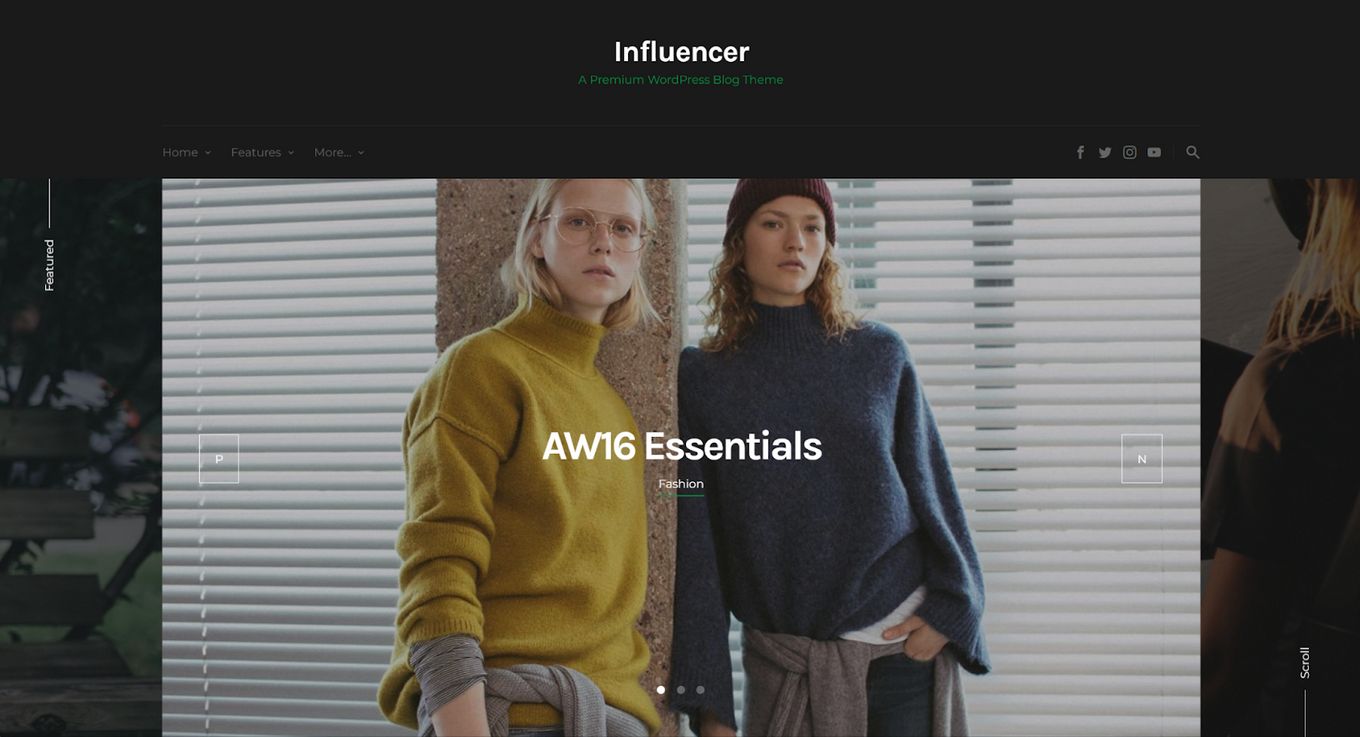 Influencer - Amazing Storybrand Website Template