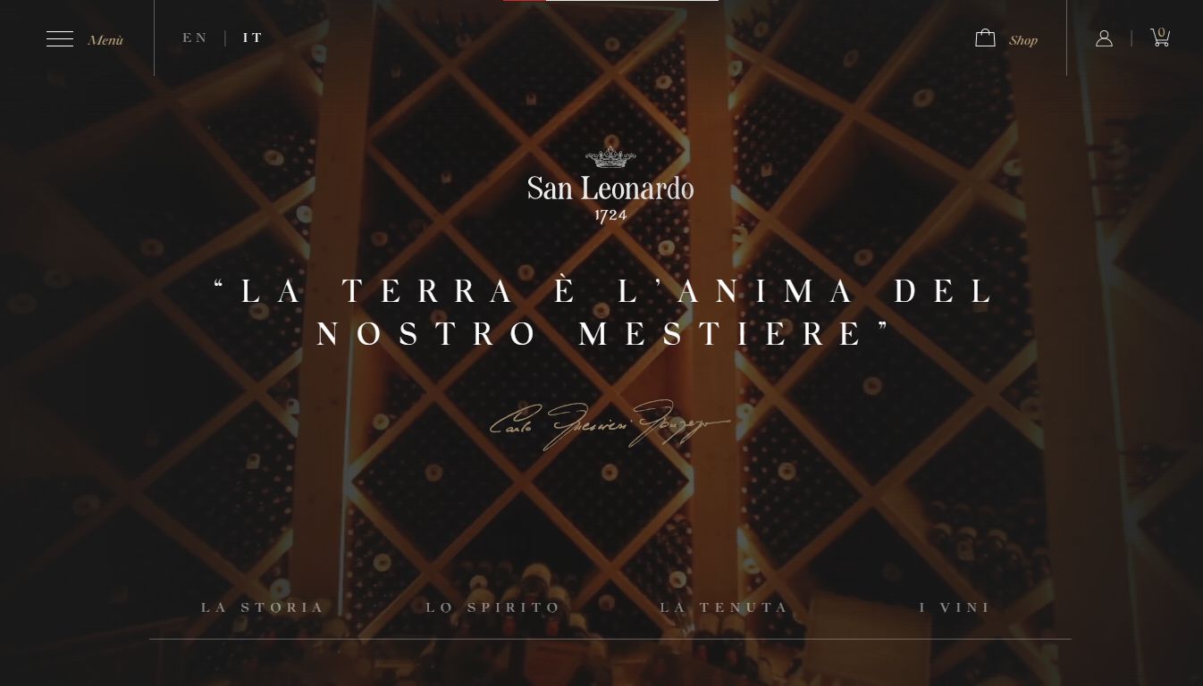 San Leonardo 1724 - One of the best wine websites