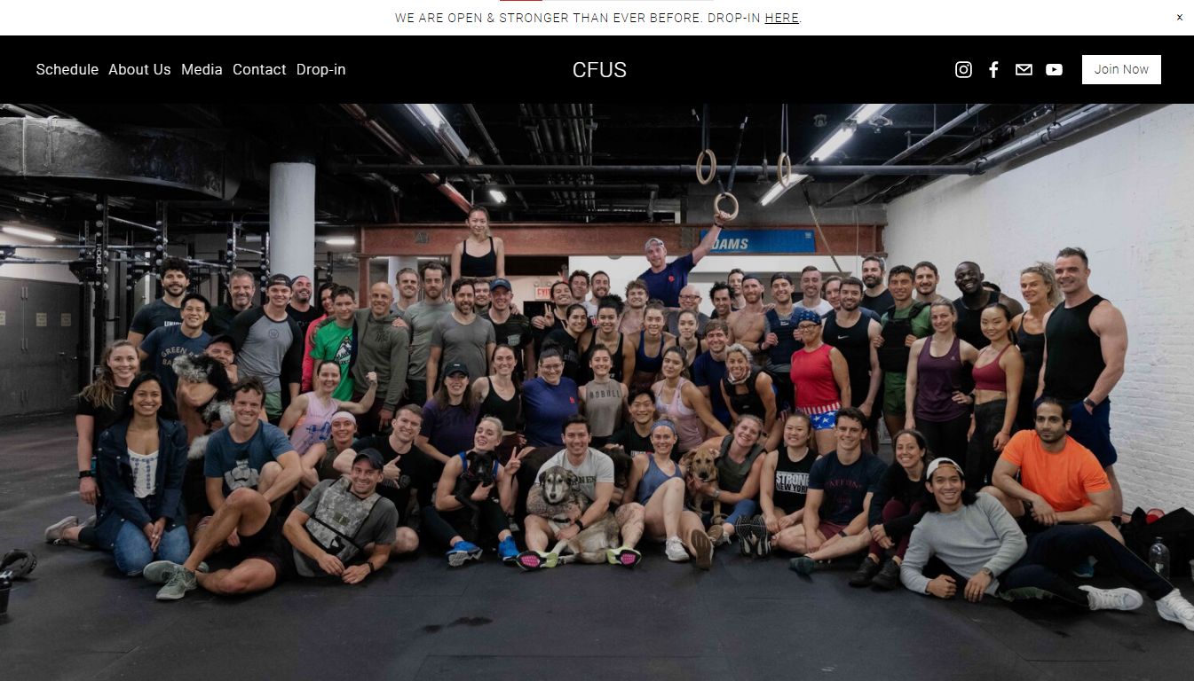 CFUS CrossFit Website - 