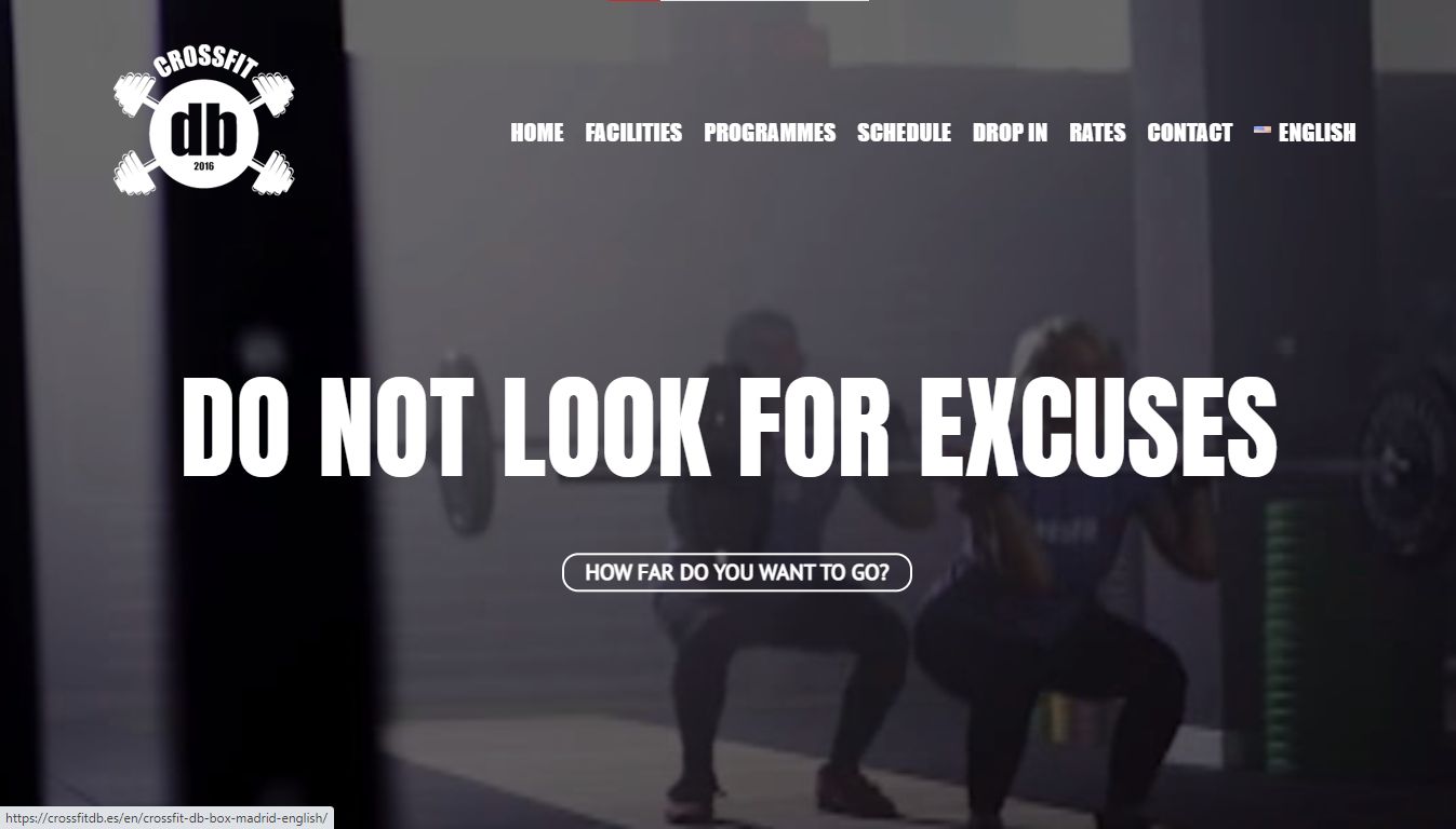 CrossFit DB - Amazing Website Design