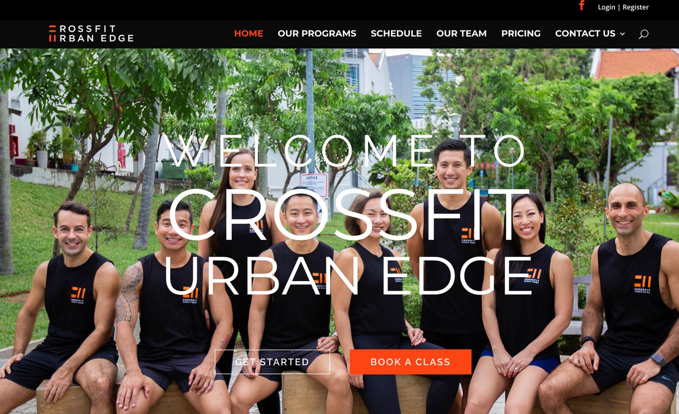 Crossfit Urban Edge - One of the best website designs