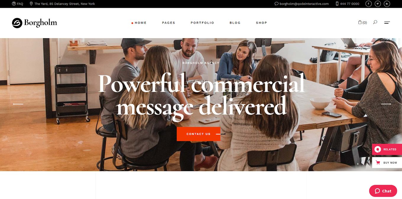 Borgholm - Amazing Digital Marketing Agency Template