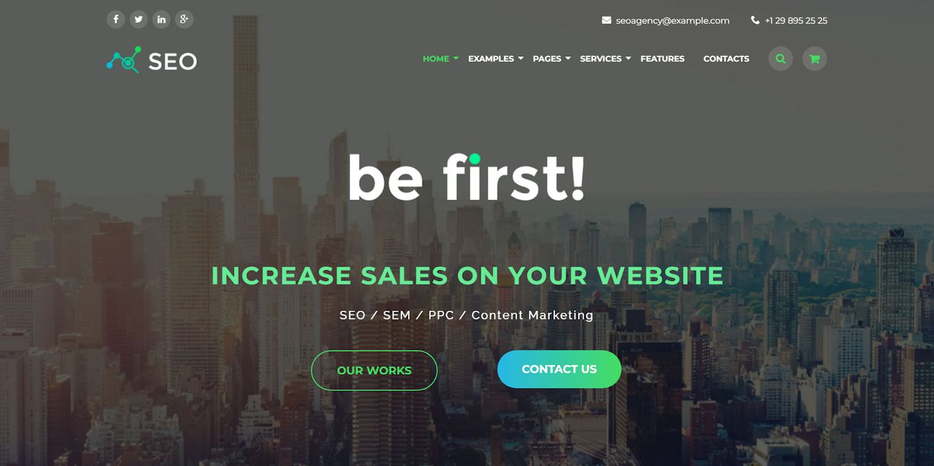 The SEO - Great Marketing Agency Website Template