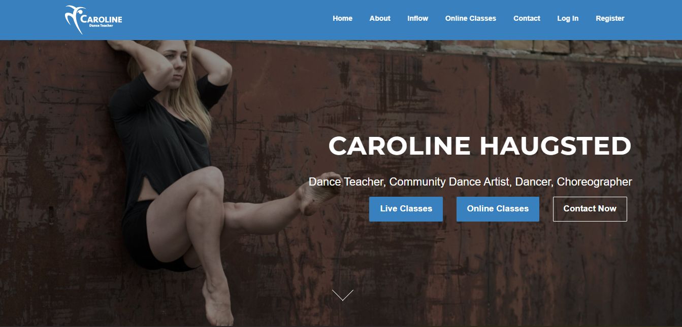 Caroline Dance - Stunning Teacher Website