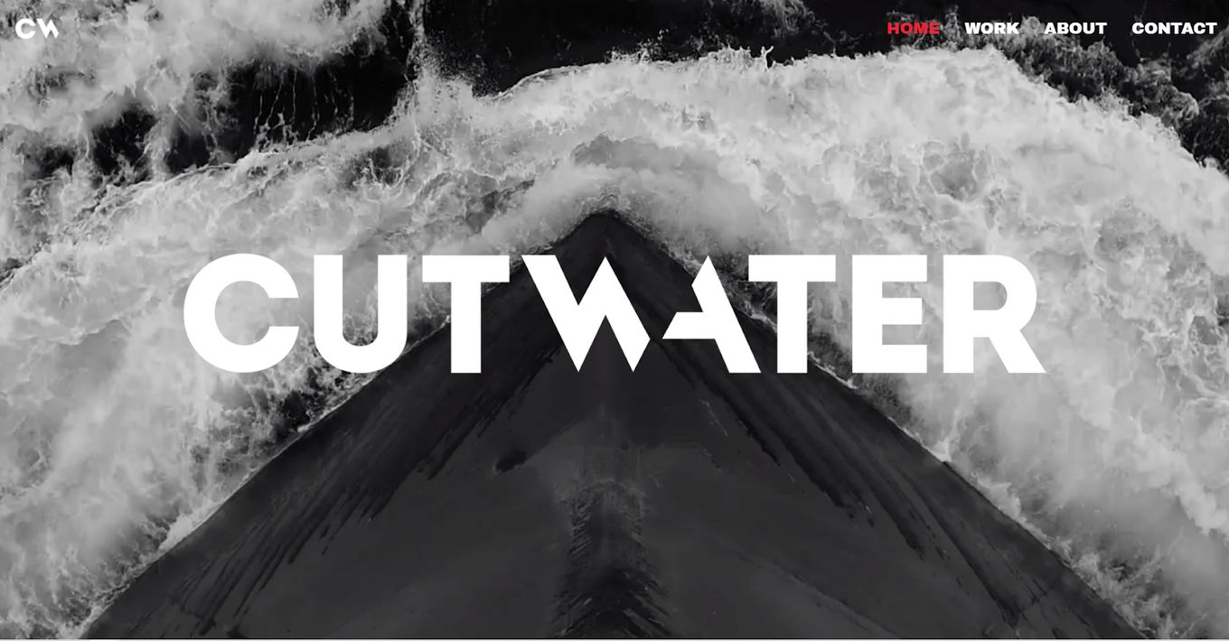 Cutwater agency - Creative Agency Website