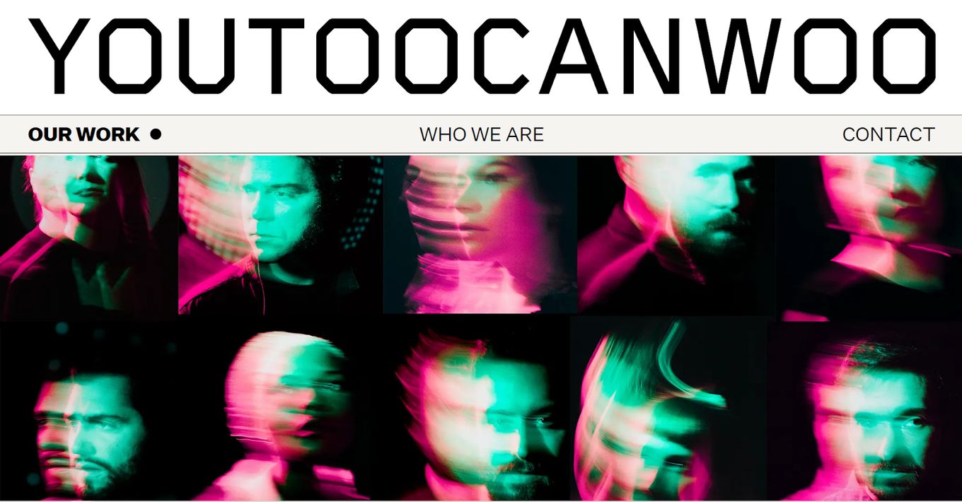 YouTooCanWoo - Creative Agency Website