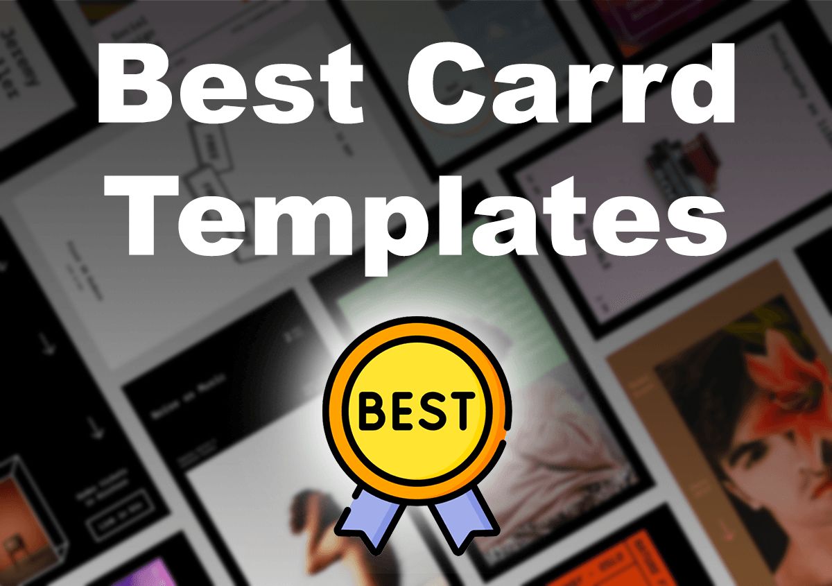 List of best Carrd Templates - Free and Premium